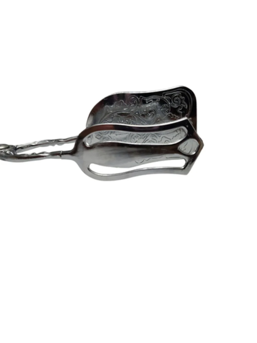Vintage Ornate Silver Plated Serving Tongs Scissor Sugar Tongs Decorative Fancy